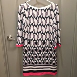 Eliza J geometric print dress